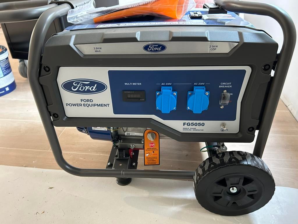 NIEUW! Ford FG5050 - Benzine Generator - 220V, Ophalen, Nieuw, Benzine