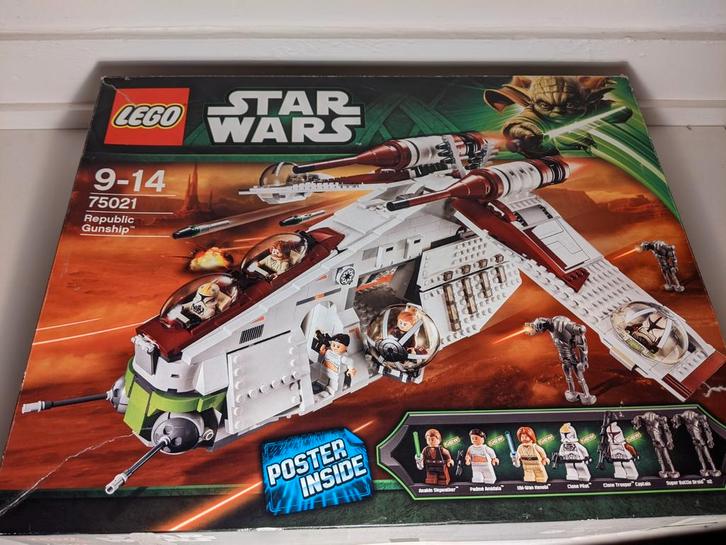 LEGO STAR WARS 75021 REPUBLIC GUNSHIP- GEEN MINIFIGUREN, Kinderen en Baby's, Speelgoed | Duplo en Lego, Lego, Ophalen of Verzenden