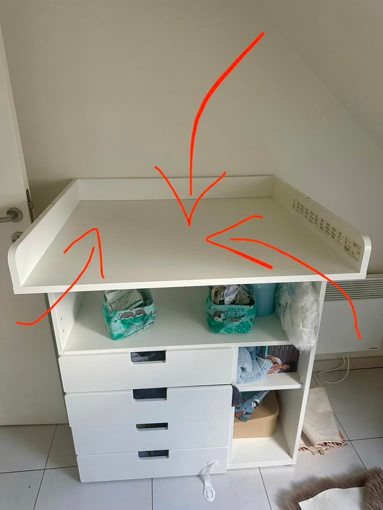 Plateau table a langer, Enfants & Bébés, Enlèvement, Comme neuf