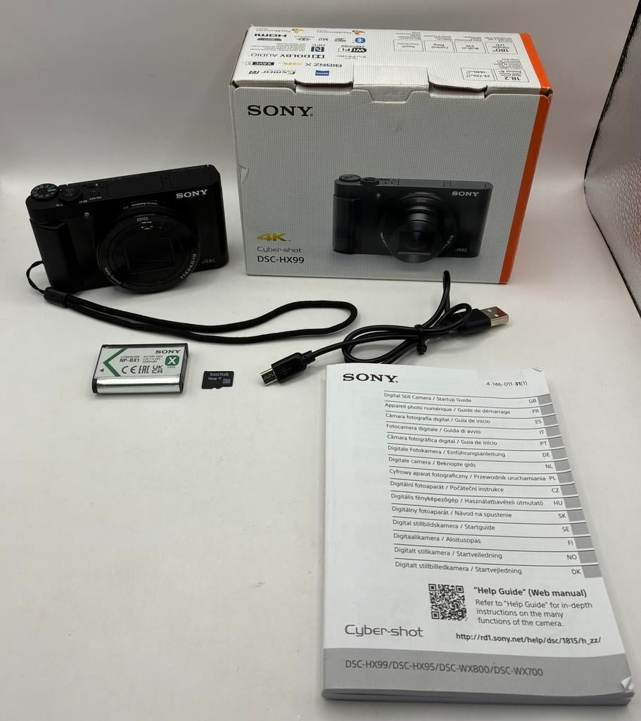 Sony Cyber-shot DSC-HX99 - compact camera, Ophalen of Verzenden