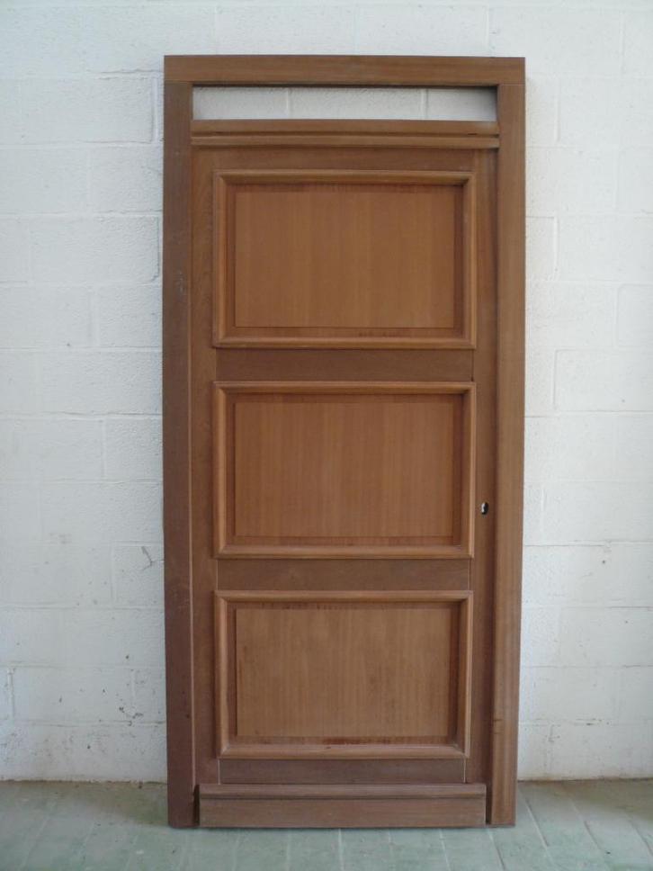 Portes en bois exotique, Doe-het-zelf en Bouw, Raamkozijnen en Schuifdeuren, Nieuw, Overige typen, Hout, Ophalen