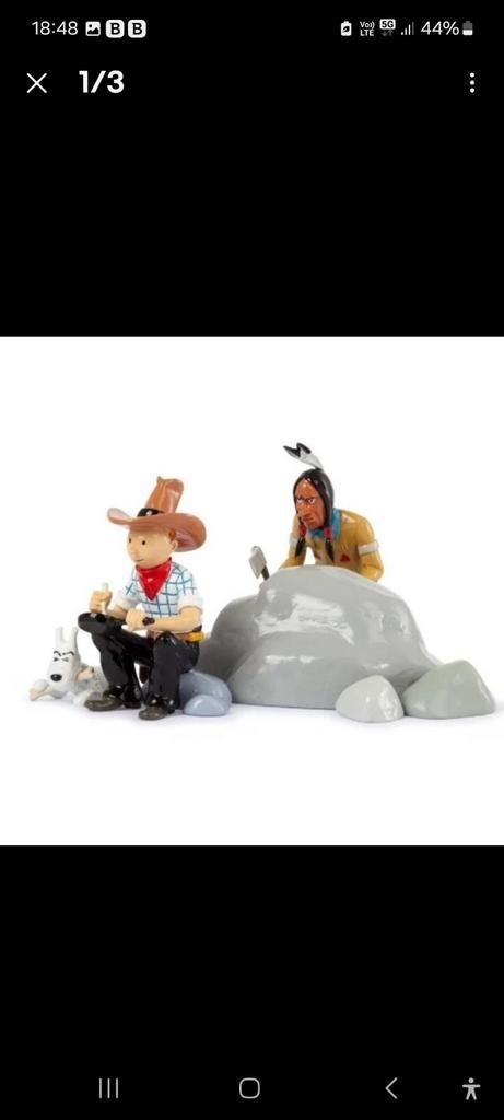 Plomb Tintin en Amérique, les indiens, Livres