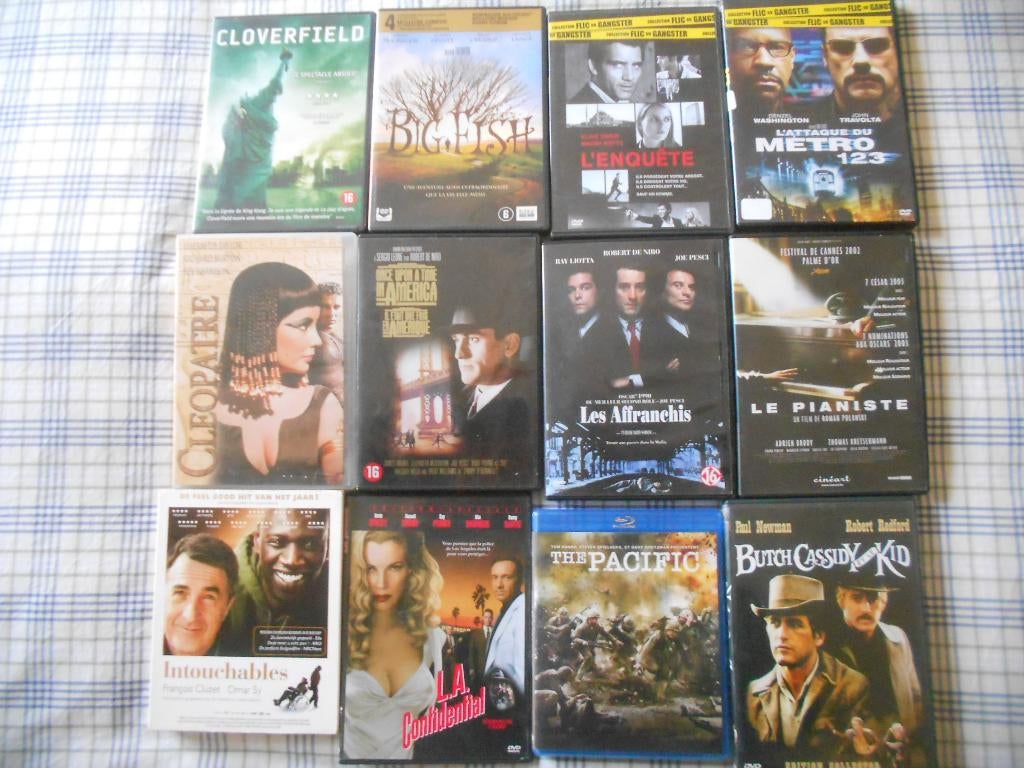 DVD (Nederlands ST) The pacific-le pianiste-intouchables DD, Ophalen of Verzenden