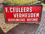 Hoefsmid emaille bord, Verzamelen, Ophalen, Gebruikt, Reclamebord