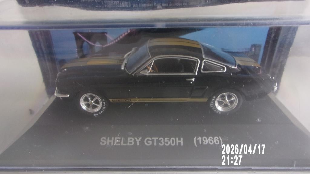 MUSTANG SHELBY GT 350H 66.MUST. COLLECTION1/43 NEUVE SCELLEE, Ophalen of Verzenden, Nieuw, Auto, Overige merken