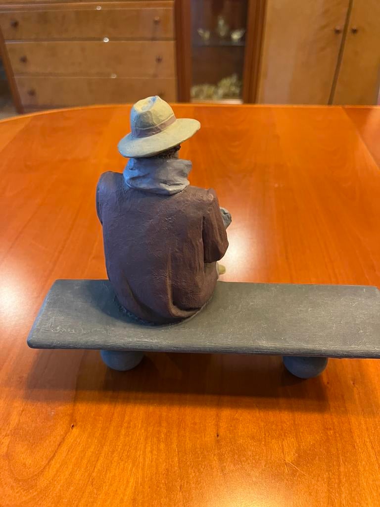 Dame op bank, Ophalen of Verzenden, Zo goed als nieuw, Mens