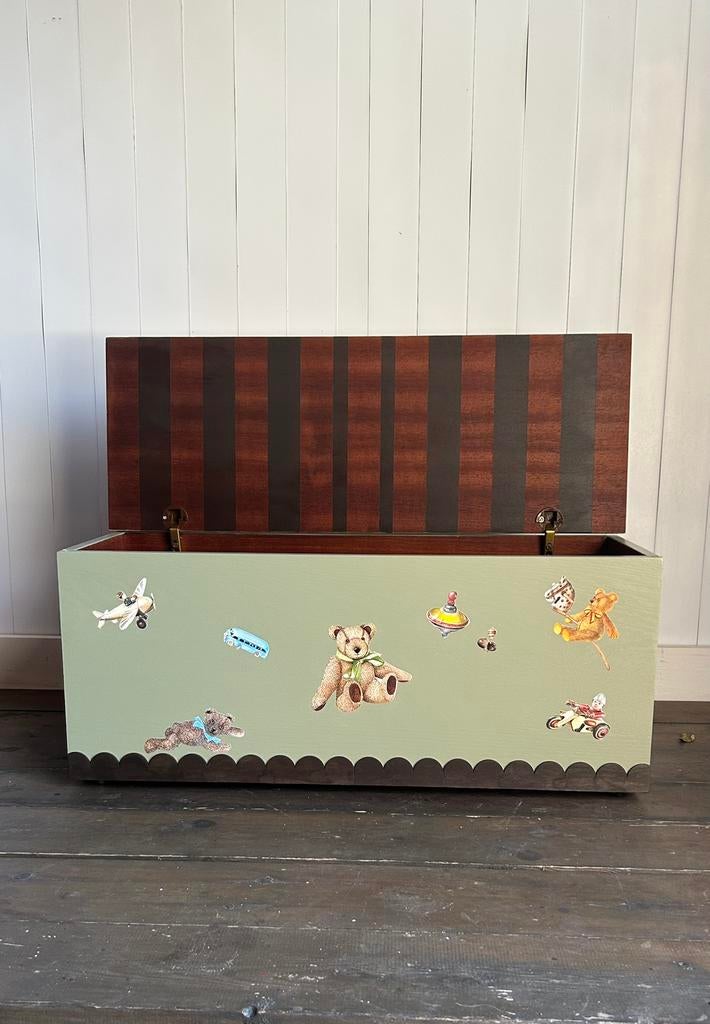 Unieke speelgoedkist, Huis en Inrichting, Woonaccessoires | Kisten, Zo goed als nieuw, Ophalen