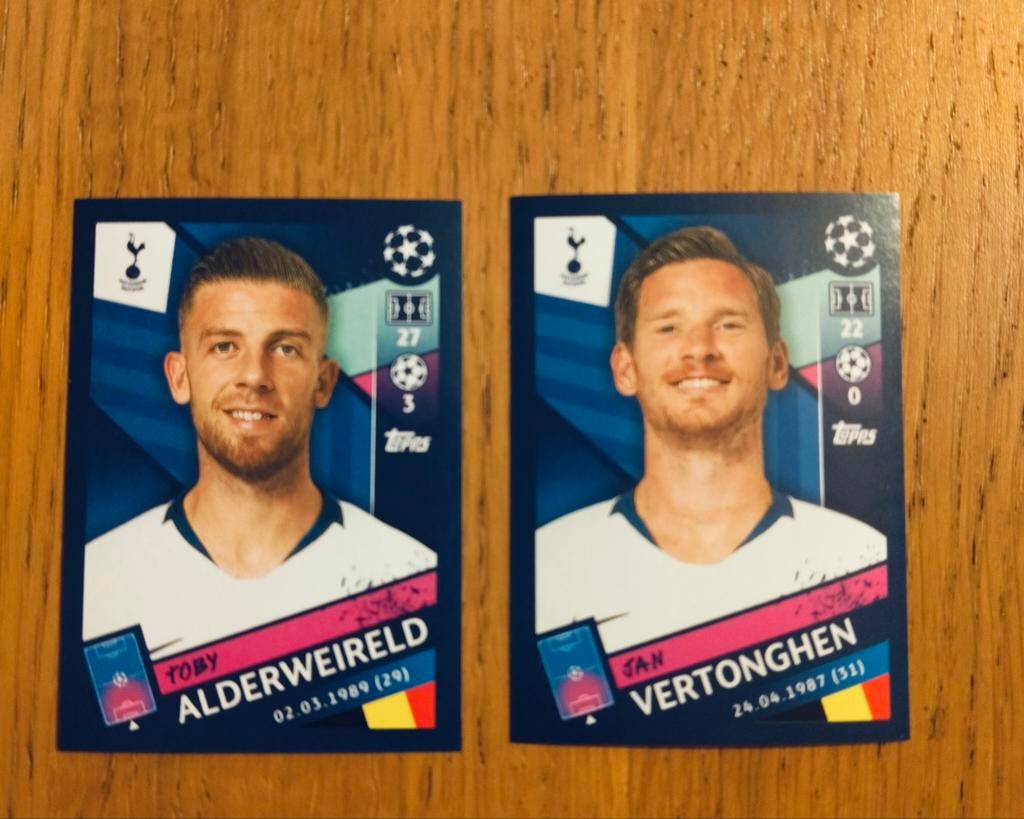 Topps CL 2018/2019 Alderweireld/Vertonghen, Enlèvement ou Envoi