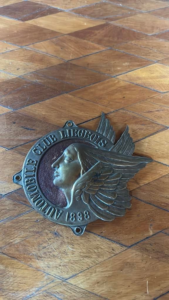 Automobile Club Liegeois 1898 grille badge, Enlèvement ou Envoi