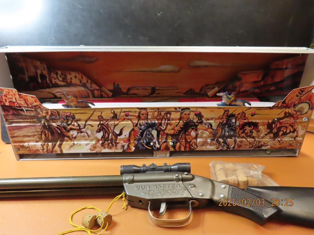 Blikken speelgoed shooting Galery, Antiek en Kunst, Verzenden