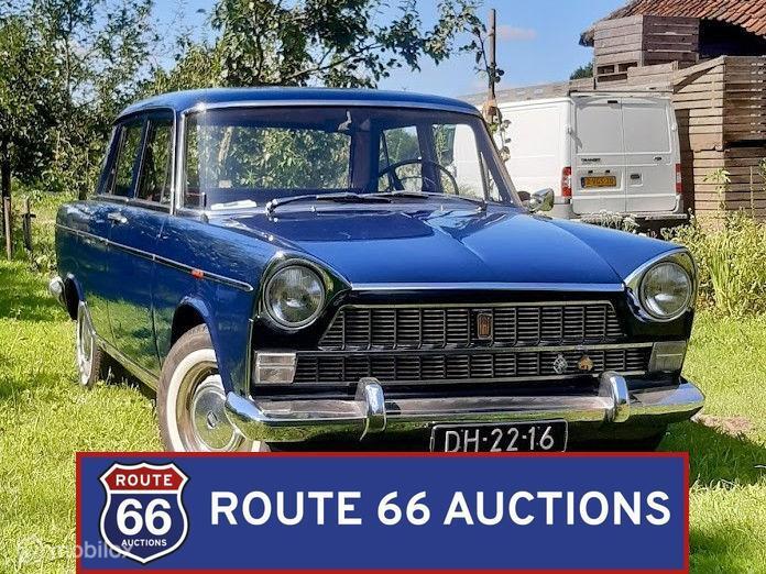 Fiat 1500L | 1962 | Route 66 Auctions, Auto's, Oldtimers, Bedrijf, Te koop, Fiat, Benzine, Overige carrosserie, Handgeschakeld