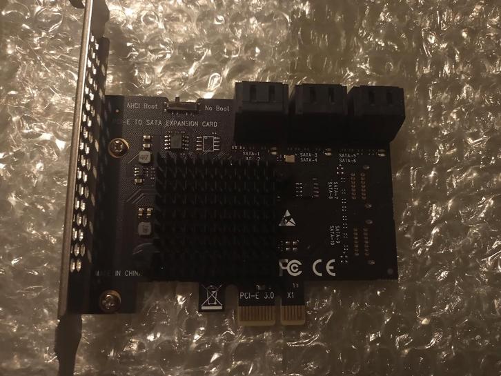 PCI-E SATA-adapter, Computers en Software, Harde schijven, Nieuw, Desktop, Intern, SATA, Ophalen of Verzenden