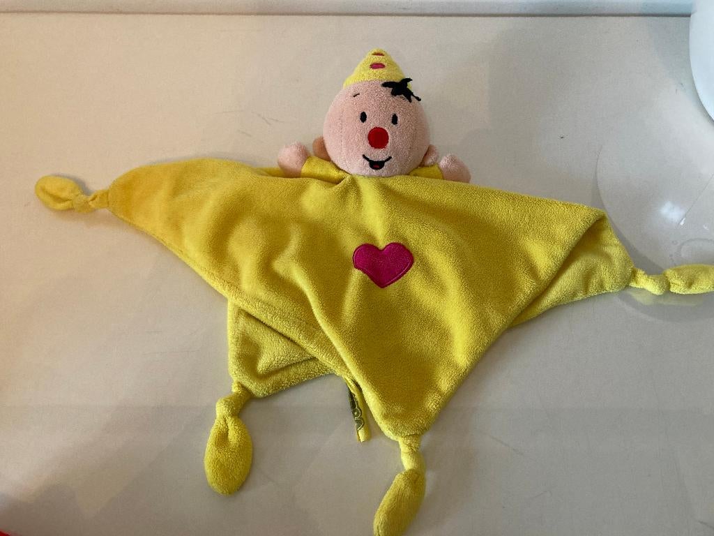 Knuffeldoekje / Doudou - Bumba, Enfants & Bébés, Jouets | Peluches, Jaune, Overige karakters, Autres marques, Comme neuf