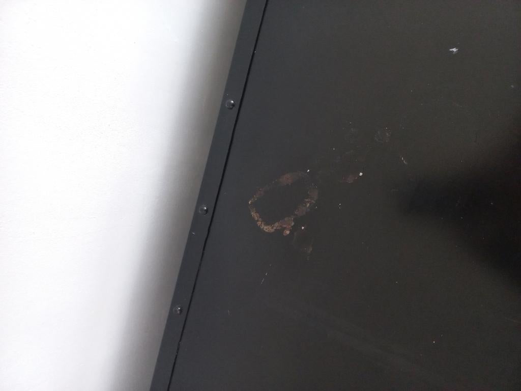 Buffet bas industriel à portes vitrées, 25 à 50 cm, Avec porte(s), Industrielle, Moins de 100 cm