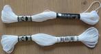 2 stringen DMC nr 20 wit – nieuw, Verzenden, Nieuw, Garen of Naald(en)