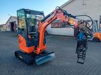 Nieuwe minigraver met Kubota D905 motor Euro5 20 accessoires, Zakelijke goederen, Ophalen