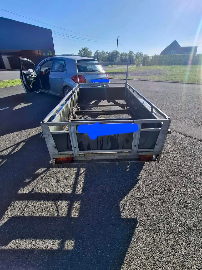 Remorque double essieux, Enlèvement, Utilisé