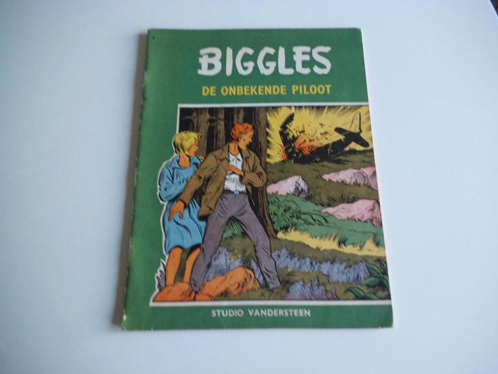 Biggles 4 De onbekende piloot, Boeken, Stripverhalen, Gelezen, Eén stripboek, Ophalen of Verzenden