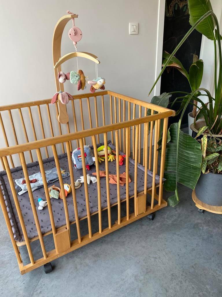 Vintage park met mat, Kinderen en Baby's, Babyparken, Gebruikt, Ophalen