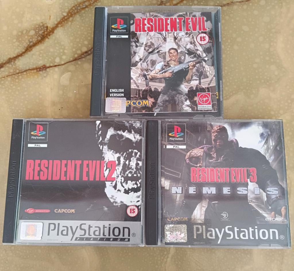 Resident evil nr1  nr2  nr3, Consoles de jeu & Jeux vidéo, Jeux | Sony PlayStation 1, Enlèvement ou Envoi