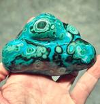 Chrysocolle et malachite polie Congo, Collections, Minéraux & Fossiles, Enlèvement ou Envoi, Minéral