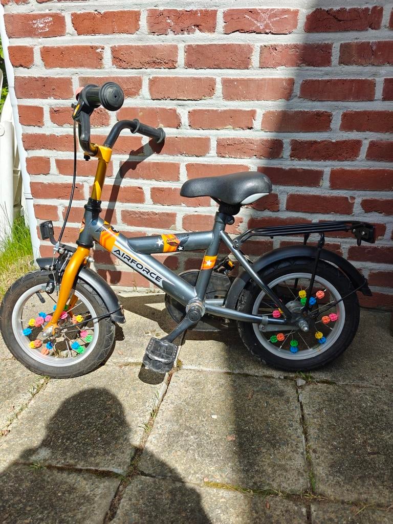 Bike Fun Kinderfiets (BFK) Airforce - 12 inch, Ophalen
