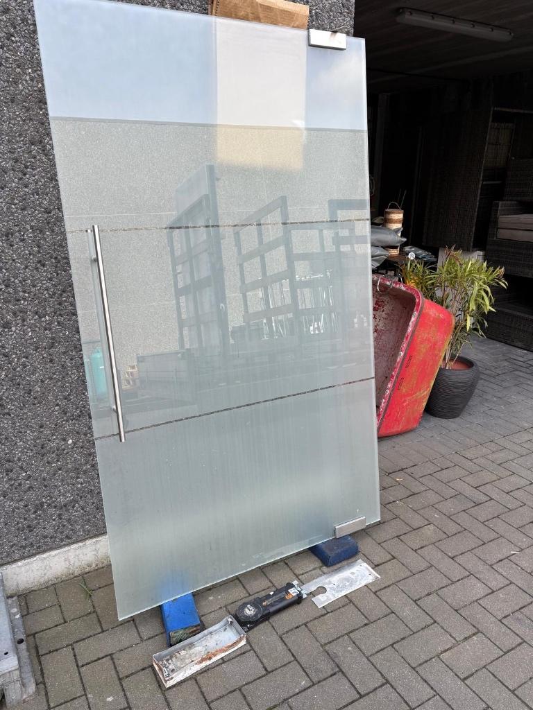 Glazen deur, Bricolage & Construction, Fenêtres & Moustiquaires, Enlèvement, 120 cm ou plus, 215 cm ou plus, Porte intérieure