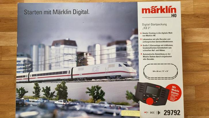 Märklin digitale startset 29792 met nieuwste software update, Hobby en Vrije tijd, Modeltreinen | H0, Rails, Märklin, Analoog