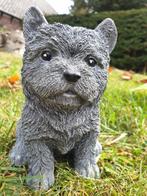 beeld van een hond , puppy ,kado, Tuin en Terras, Ophalen of Verzenden, Nieuw, Steen