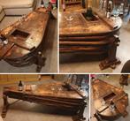 Antieke originele blaasbalg(salontafel), Ophalen, Gebruikt