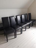 6 chaises noires, Comme neuf, Noir, Enlèvement ou Envoi