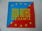 Maxi Single van "Gibson Brothers" Megamix anno 1990., Ophalen of Verzenden, 1980 tot 2000, Gebruikt, 12 inch