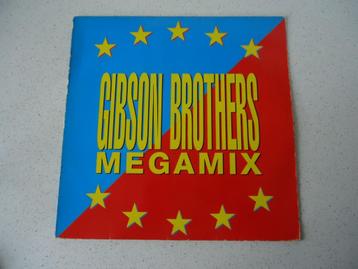 Maxi Single van "Gibson Brothers" Megamix anno 1990. beschikbaar voor biedingen