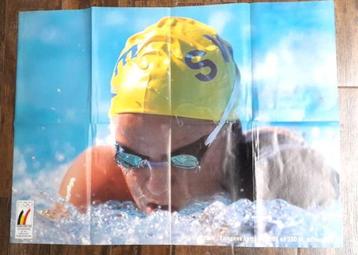 poster Brigitte Becue - Belgian Olympic team beschikbaar voor biedingen