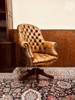 Klassiek Engels Chesterfield Bureaustoel, Antiek en Kunst, Ophalen of Verzenden