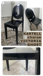 KARTELL Victoria Ghost zwarte designstoel, Huis en Inrichting, Stoelen, Ophalen, Gebruikt