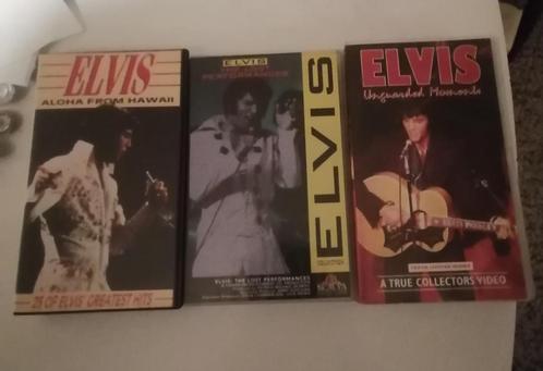 CASSETTES VIDÉO ELVIS (3 pièces), CD & DVD, VHS | Film, Utilisé, Autres genres, Tous les âges, Enlèvement