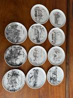 Antiek - vintage sierbordjes 11 stuks, Ophalen