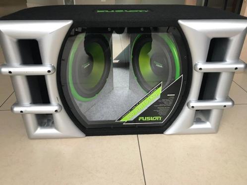 Fusion FEW-210BP  kist met 2x 10’’ woofers – 600W, Auto diversen, Autospeakers, Zo goed als nieuw, Ophalen of Verzenden