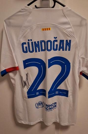 Mooi gesigneerd Gündoğan fc Barcelona voetbalshirt met coa