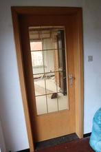 Houten binnendeuren met glas, Ophalen, Gebruikt, 80 tot 100 cm, Binnendeur