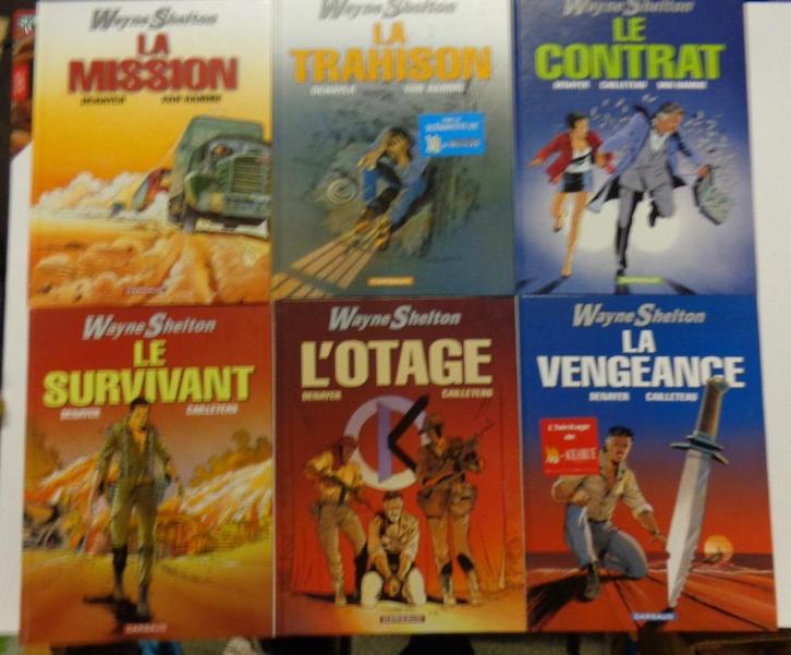 WAYNE SHELTON T1 A 6 stuks, set van 6 stuks, Boeken, Stripverhalen, Gelezen, Meerdere stripboeken, Ophalen of Verzenden