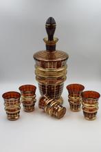 Booms glas - karaf met 5 glaasjes, Ophalen of Verzenden