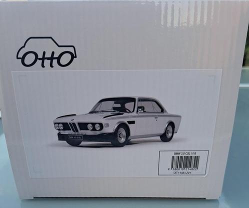BMW 3.0 CSL chamonix white 1972  1:18ème, Hobby en Vrije tijd, Modelauto's | 1:18, Nieuw, Hot Wheels, Ophalen of Verzenden