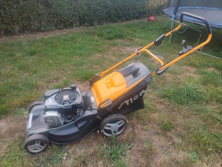 Stiga grasmaaier elektrisch gestart, Tuin en Terras, Grasmaaiers, Zo goed als nieuw, Ophalen