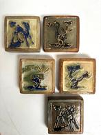 5 x carreaux Gres Guérin Bouffioulx, Antiquités & Art, Antiquités | Céramique & Poterie, Enlèvement ou Envoi