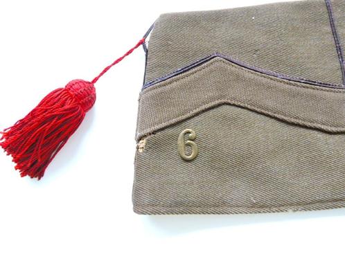 1940 ABBL ancien calot d'un soldat belge 6ème Ligne, Collections, Objets militaires | Seconde Guerre mondiale, Autres, Enlèvement ou Envoi