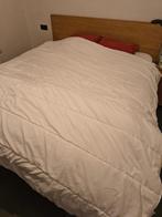 Donsdeken 2-in-1 (winter/zomer) tweepersoonsbed 220x220cm, Ophalen, Gebruikt, Wit, Tweepersoons