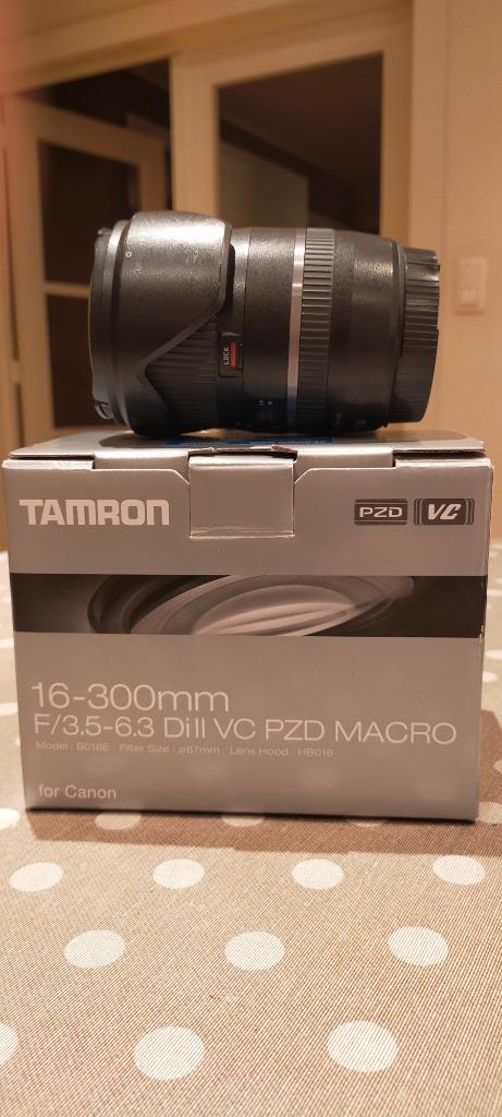 Tamron 16-300mm f3.5-6.3 Di II VC PZD Macro, TV, Hi-fi & Vidéo, Photo | Lentilles & Objectifs, Enlèvement ou Envoi