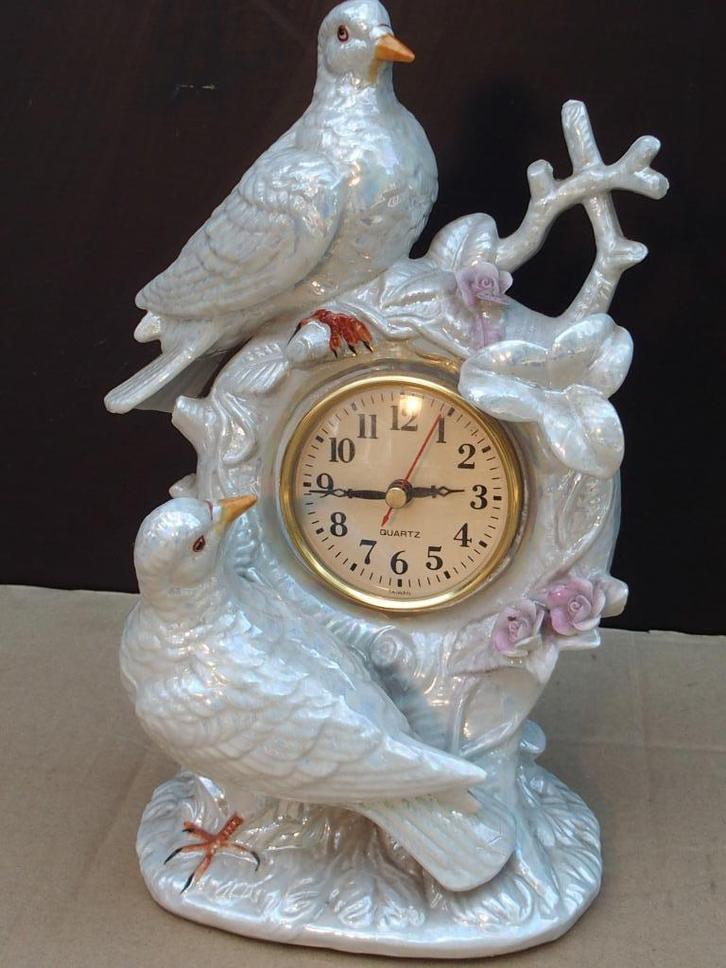 prachtig mooi schouwklok voor de duivenliefhebber, Animaux & Accessoires, Oiseaux | Accessoires, Enlèvement ou Envoi